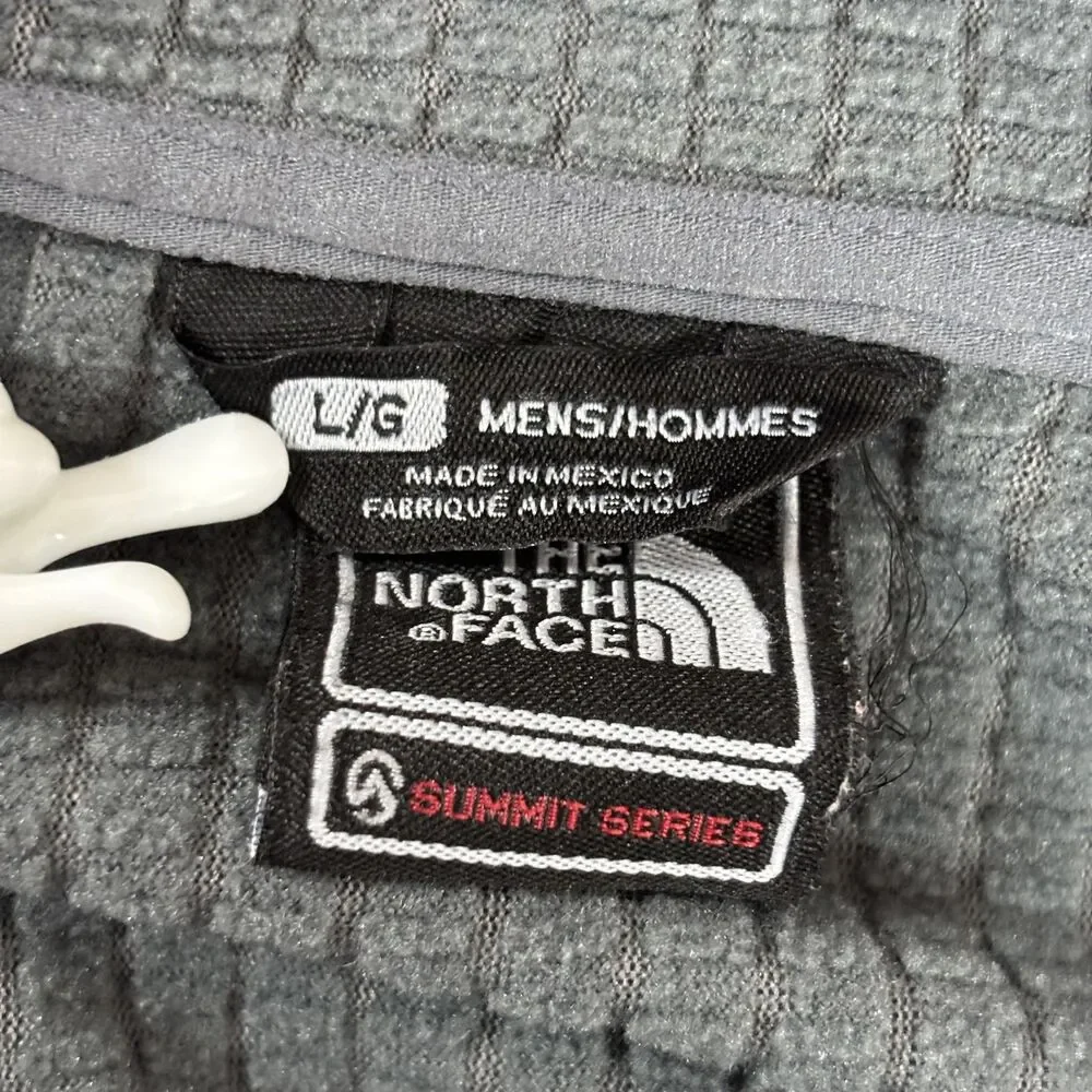 The North Face Summit Series Jacket Men's Large Gray Full Zip Polartec Softshell